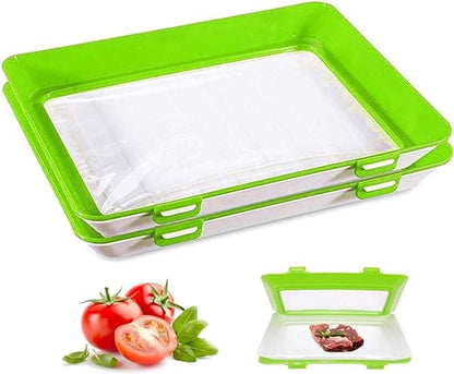 🔥 Environmentally friendly design - Reusable Food Preserving Tray🥰