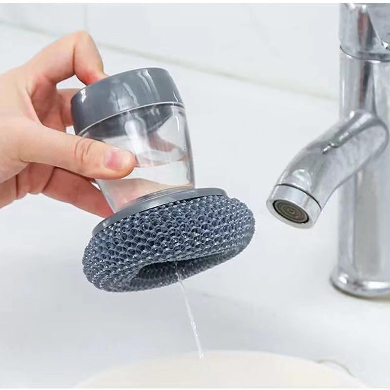 ⚡ BIG SALE - HALF PRICE⚡Kitchen Soap Press Dispensing Palm Brush