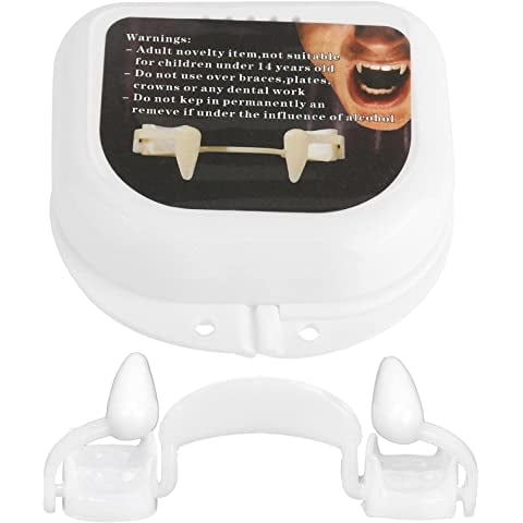 (Halloween Early ) Retractable Halloween Vampire Fangs