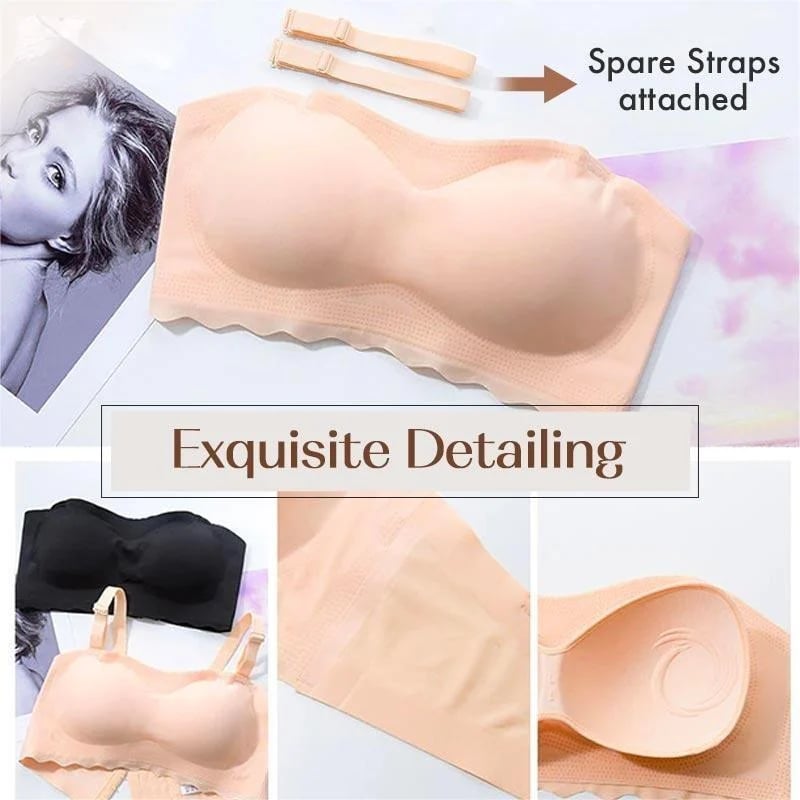 Sale - Plus size Sexy Strapless Invisible Push Up Bra