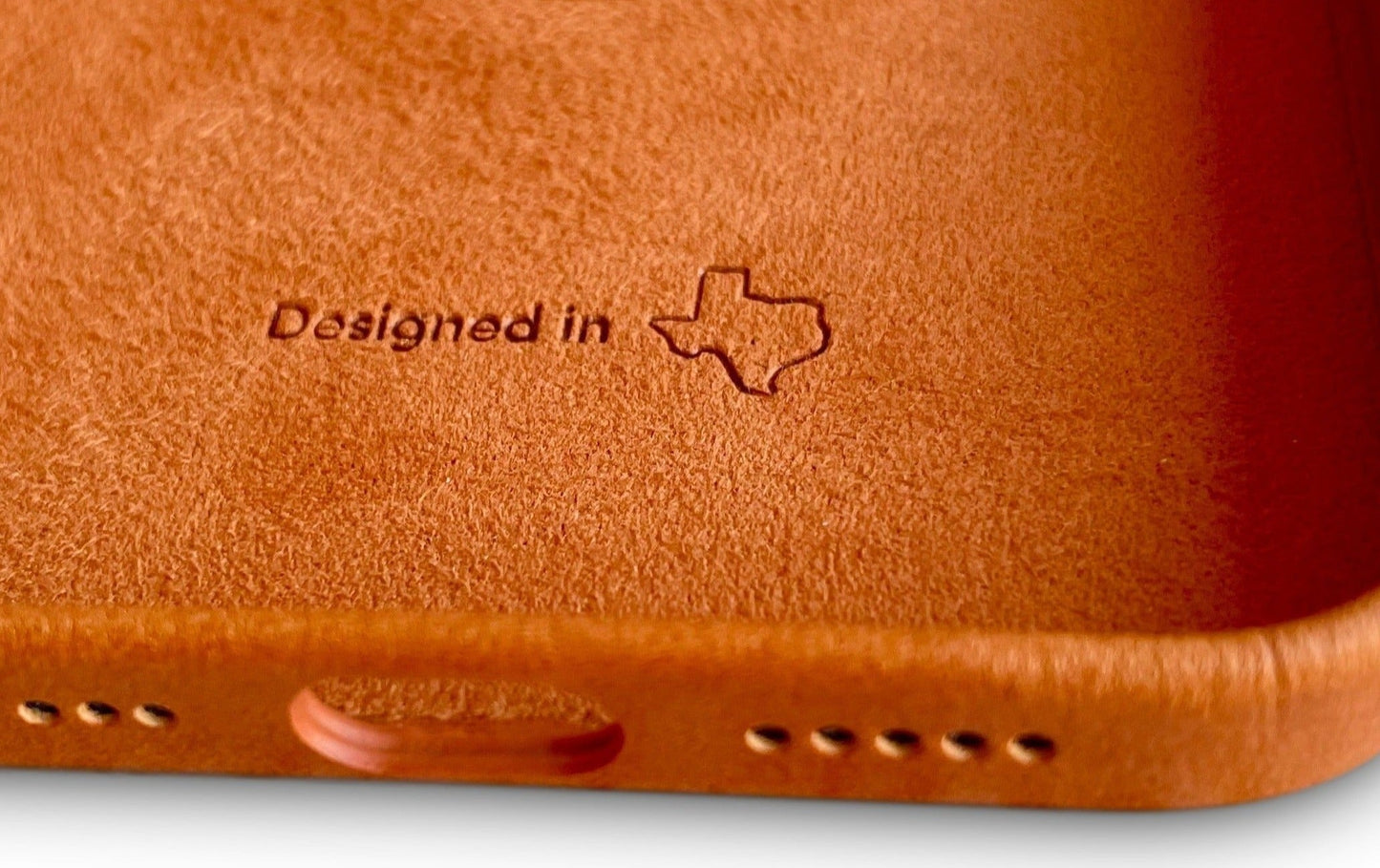 Leather iPhone Wallet Case - Saddle Tan