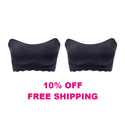 Sale - Plus size Sexy Strapless Invisible Push Up Bra