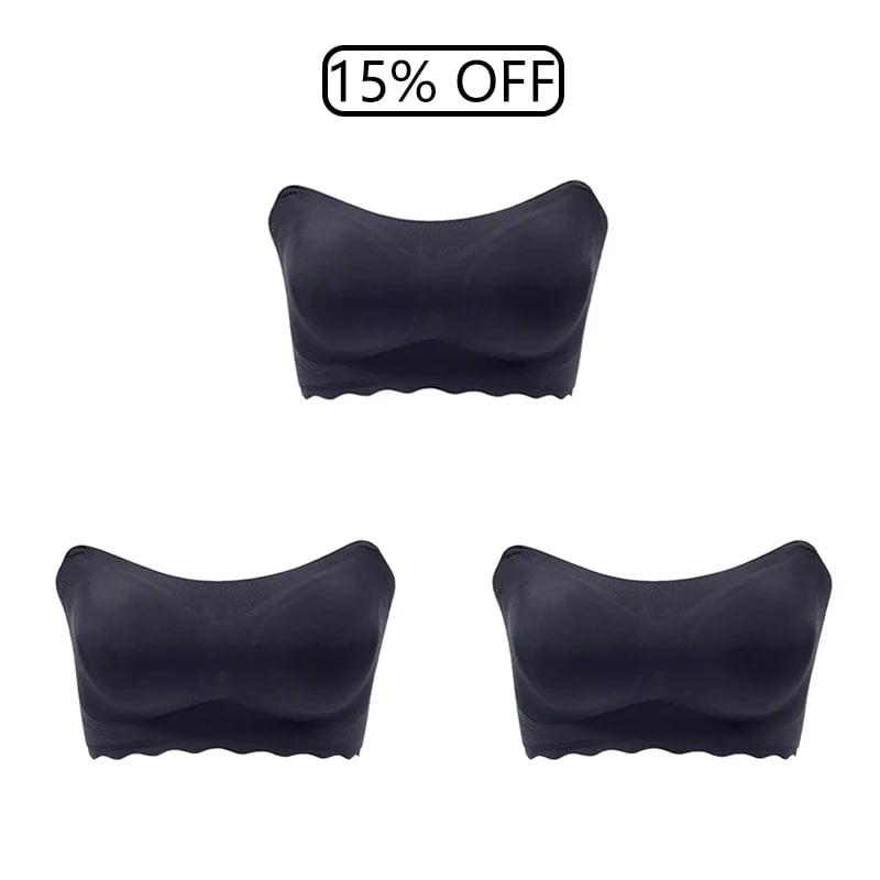 Sale - Plus size Sexy Strapless Invisible Push Up Bra