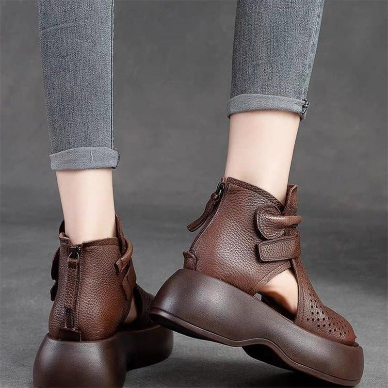 Women's Open Toe Boots Sandals