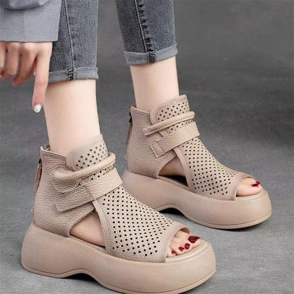 Women's Open Toe Boots Sandals