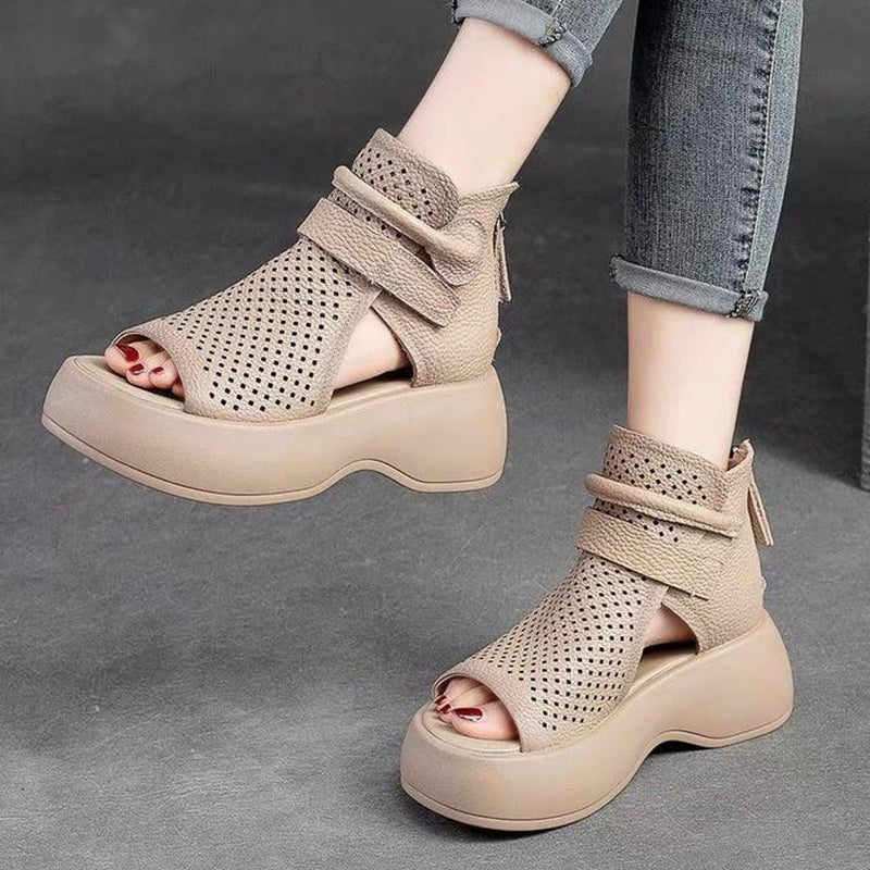 Women's Open Toe Boots Sandals