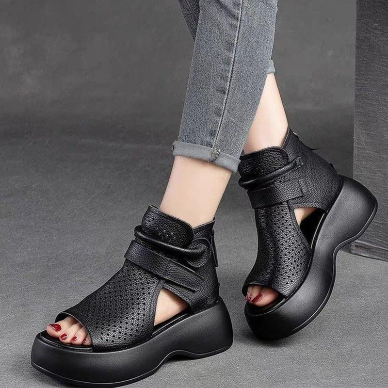 Women's Open Toe Boots Sandals